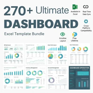 270+ Excel Dashboard Templates Bundle